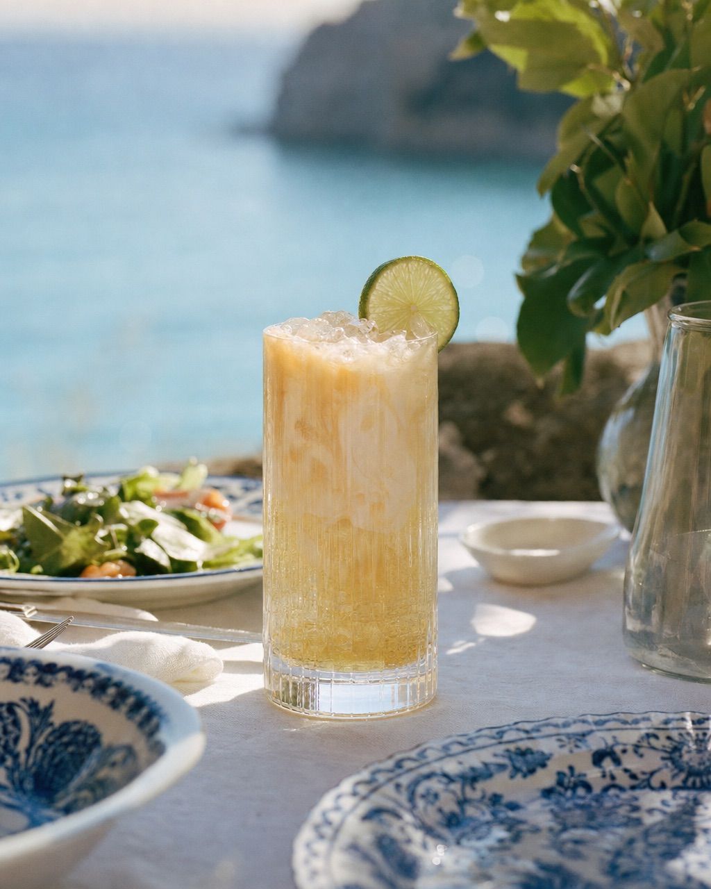 Dirty Ginger Ale: Crisp ginger ale, vanilla, lime and coconut.