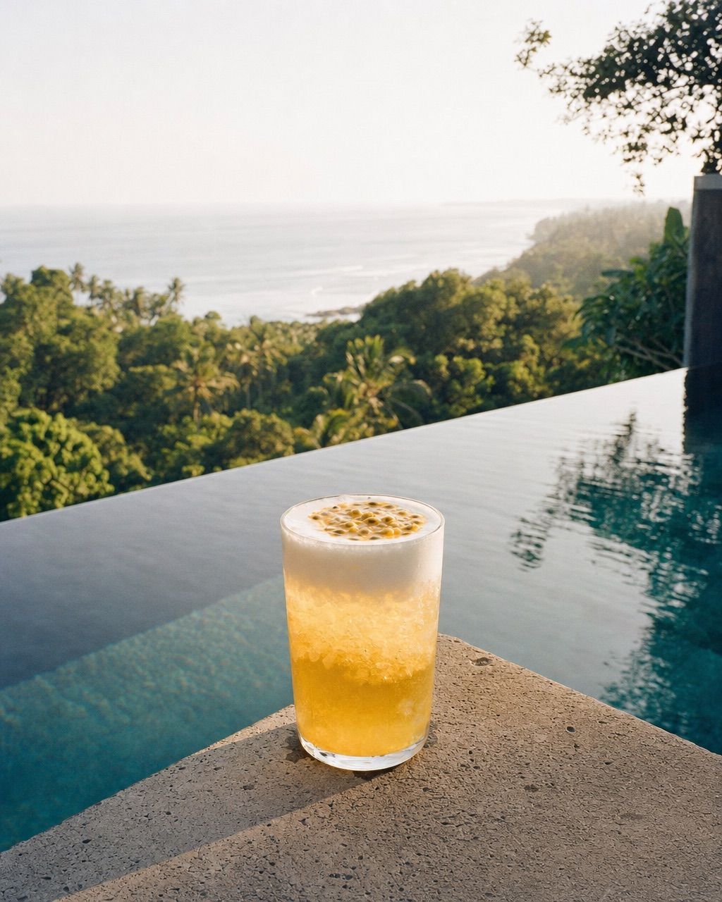 Passion Fruit Coconut Cloud: Tart passion fruit under coconut cold foam.